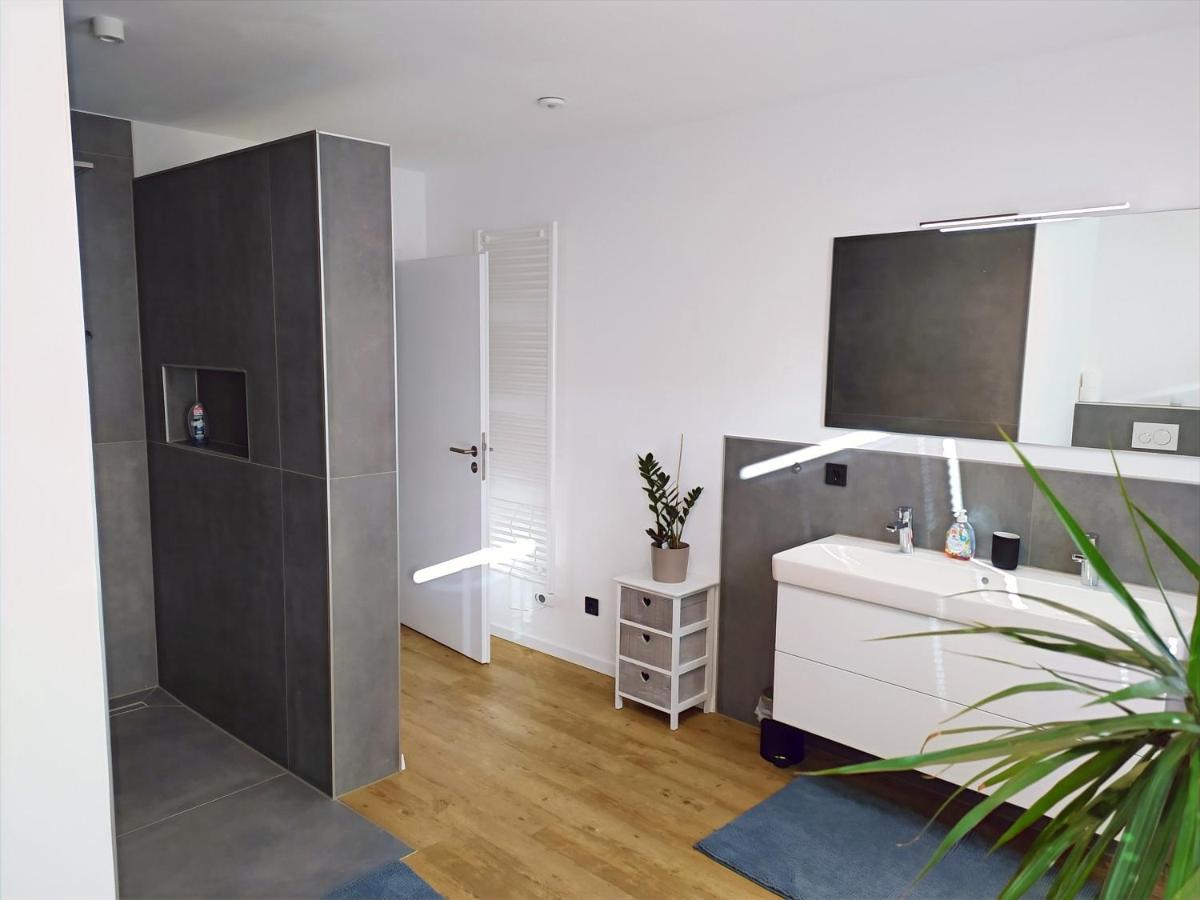 Fewo Wildflecken - Ferienwohnung Rhoen Neubau 2021 Exterior foto