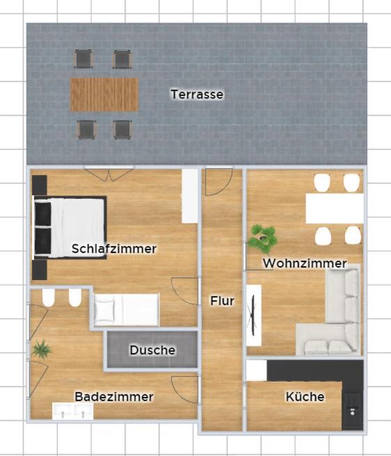 Fewo Wildflecken - Ferienwohnung Rhoen Neubau 2021 Exterior foto
